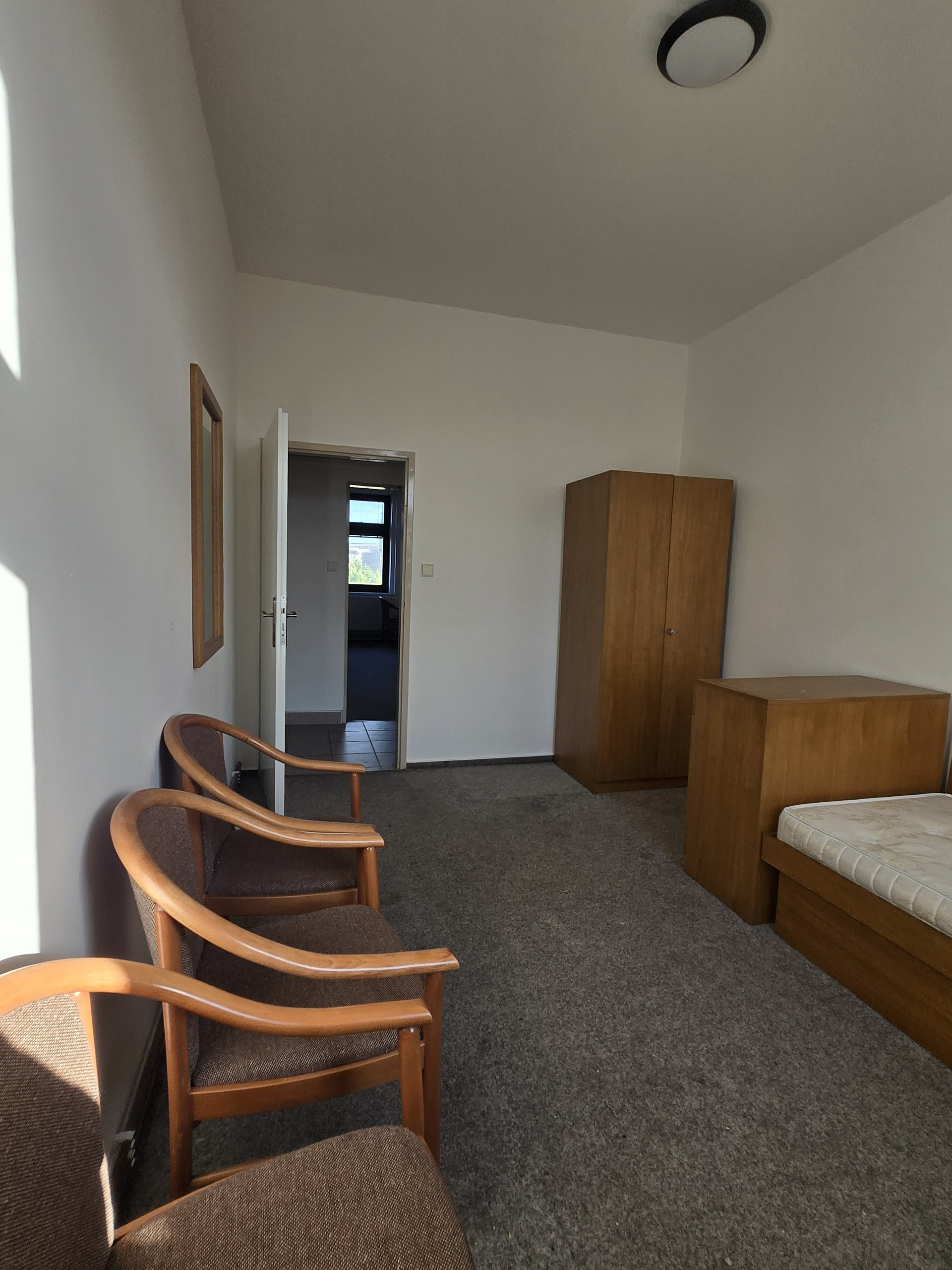 Bedroom seating area with chairs