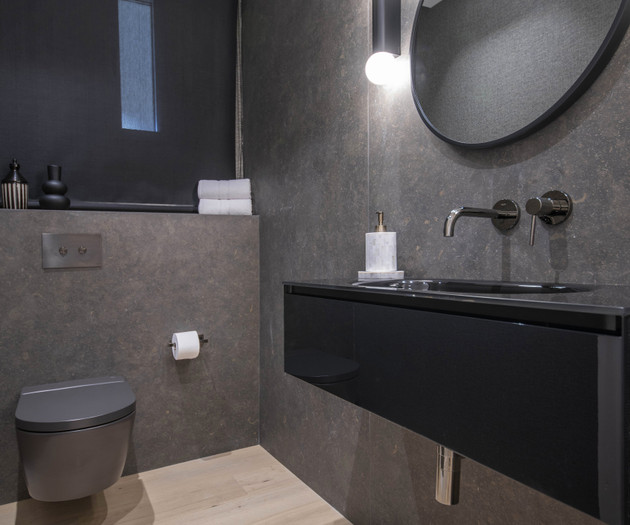 Powder room vanity