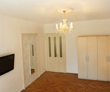 Spacious room in art nouveau house in the center