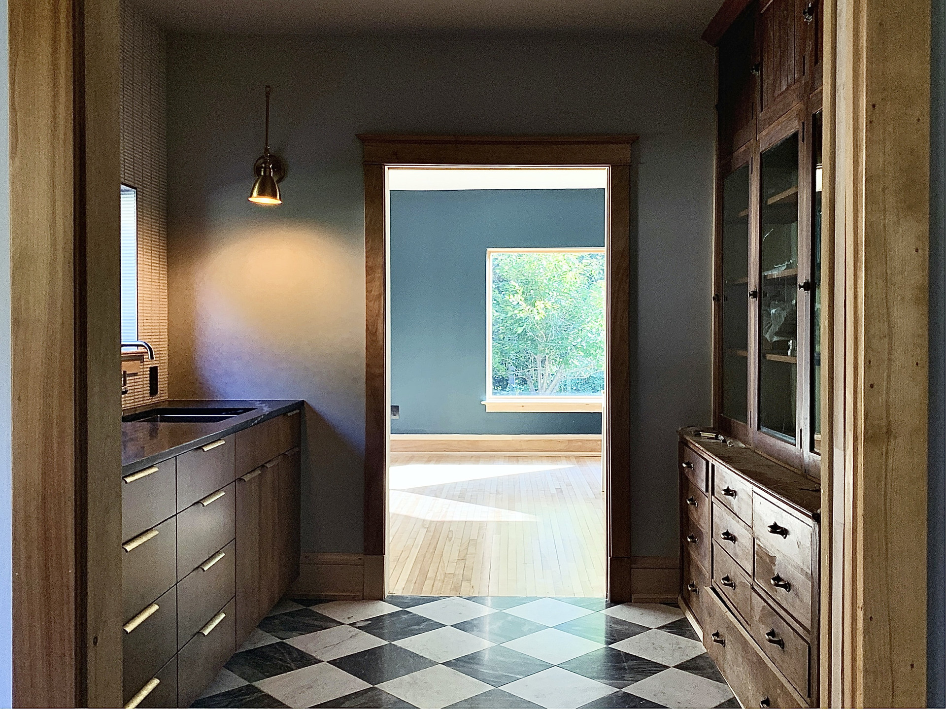 Pantry off kitchen