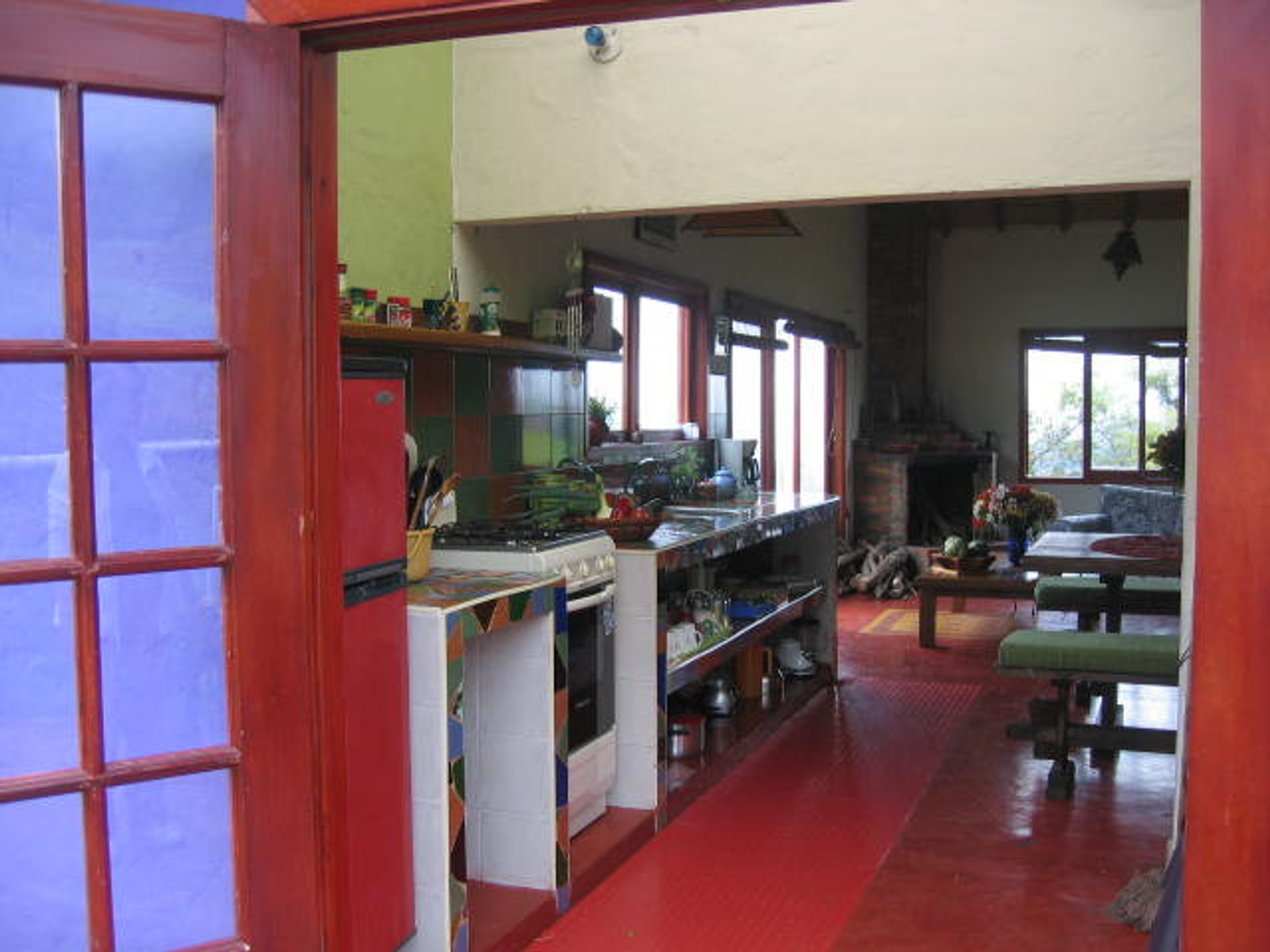 Back door to the kitchen