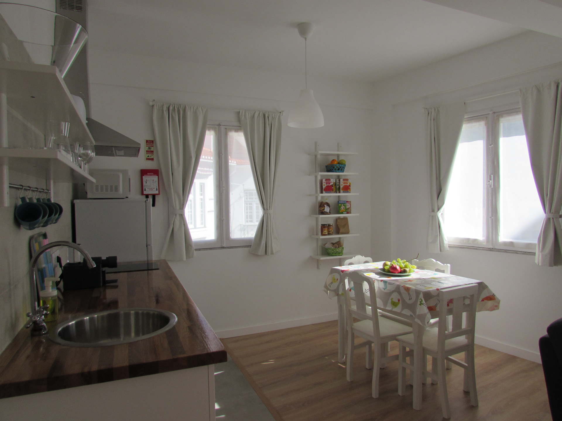 Kitchen and living room