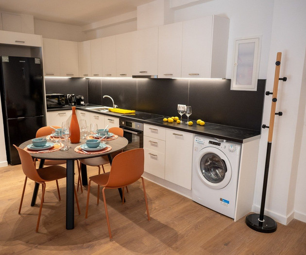 Kitchen and dining area