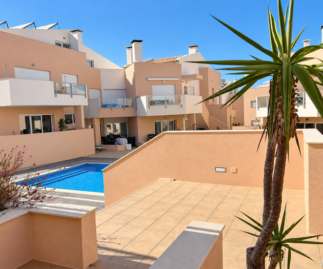 Pool view from terrace