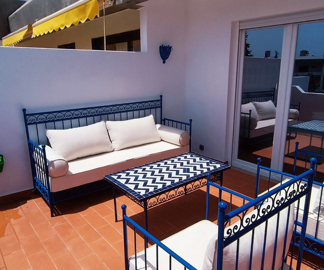 Blue & Yellow Penthouse with Terrace