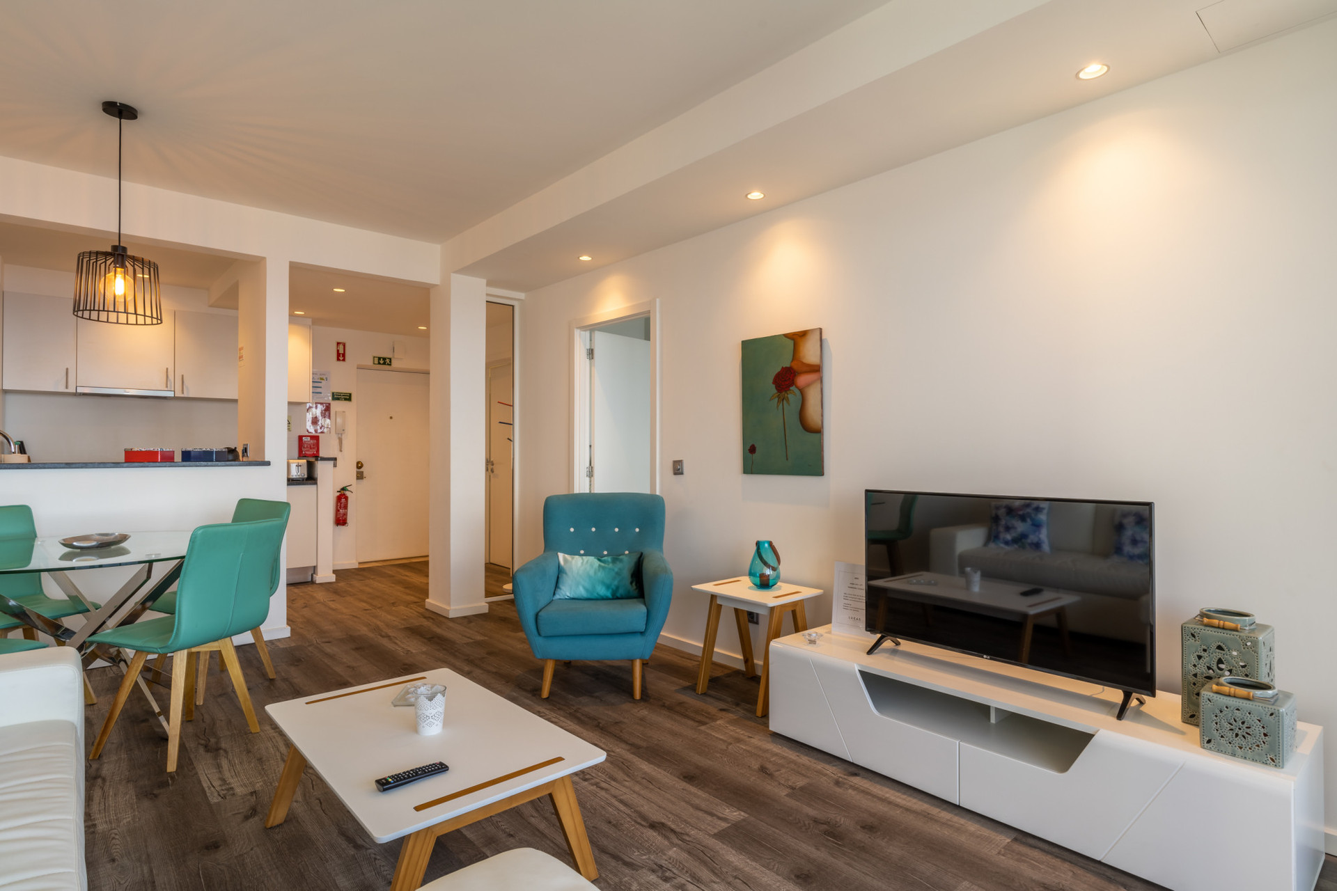 Living Room With Sofa Bed