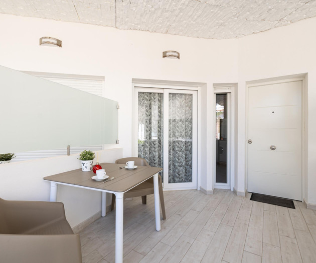Apartment in Puerto Marina with porch & A/A & Pets