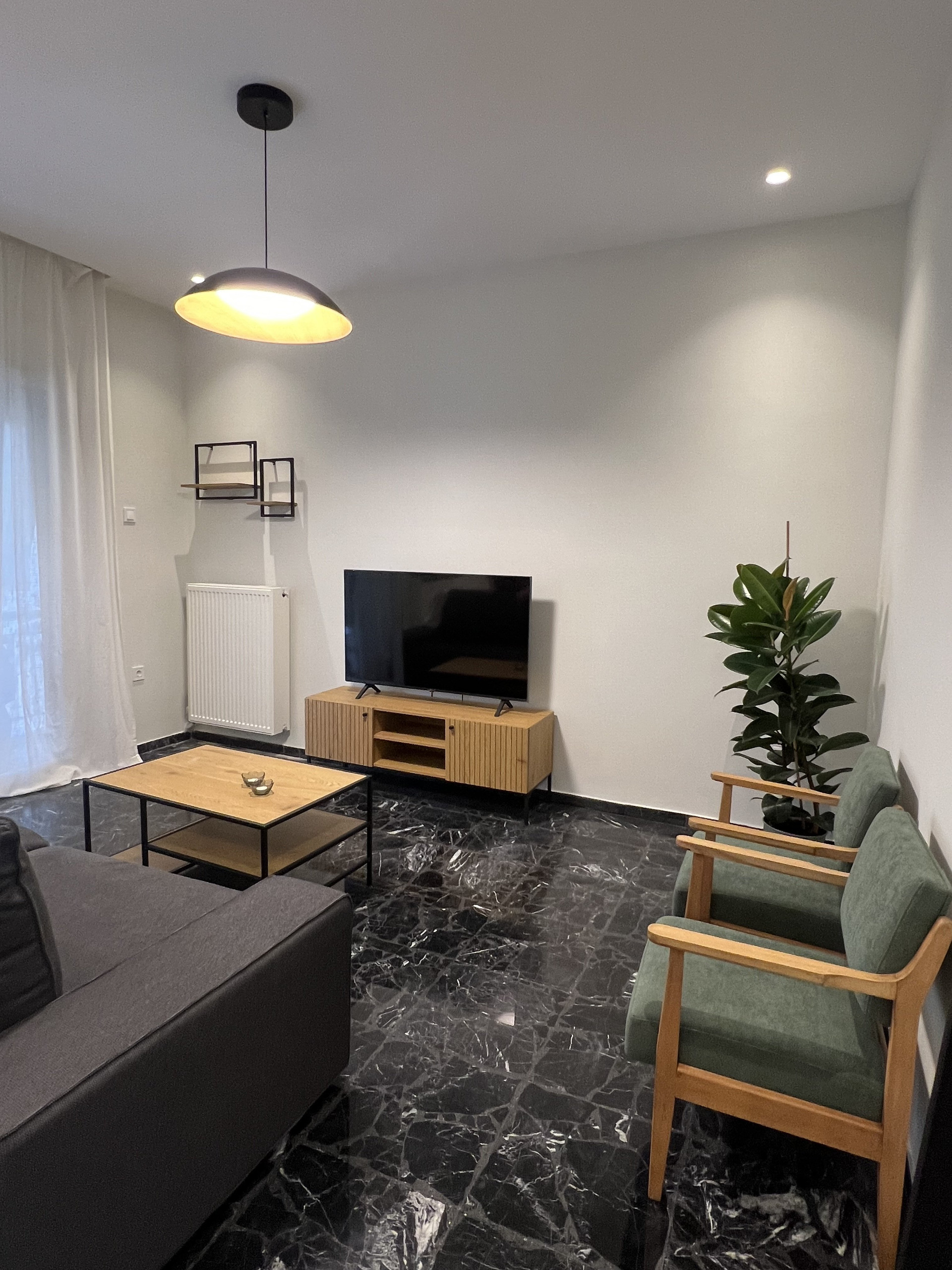 Living room with TV