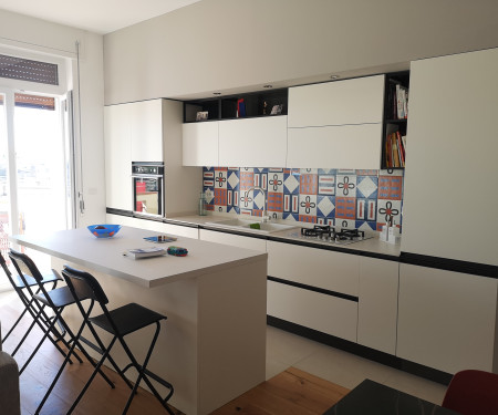 Modern flat with a view of the old town