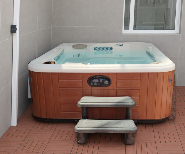 SleekLofts Jacuzzi Cabin with Private Patio