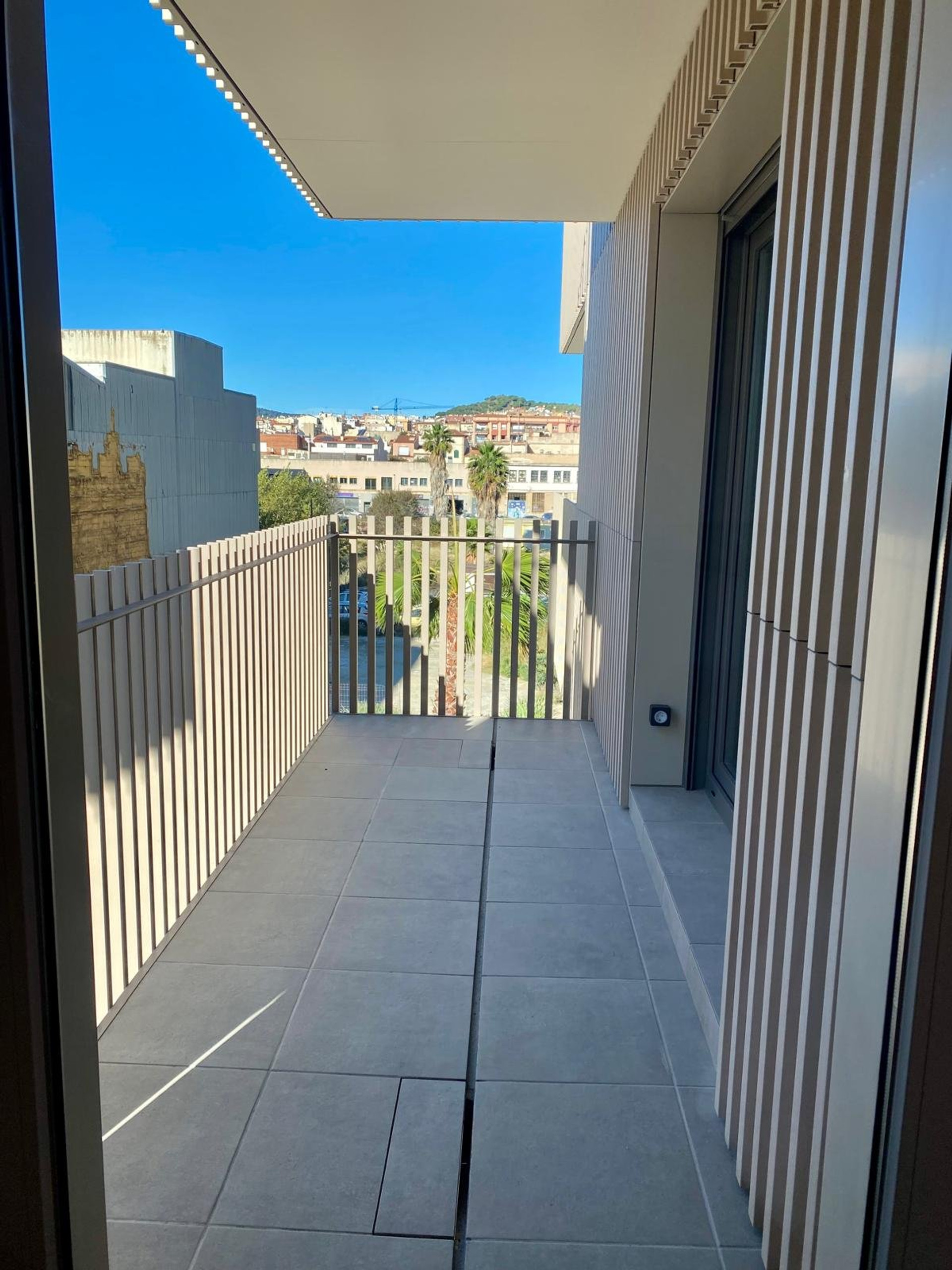 Private balcony with city view