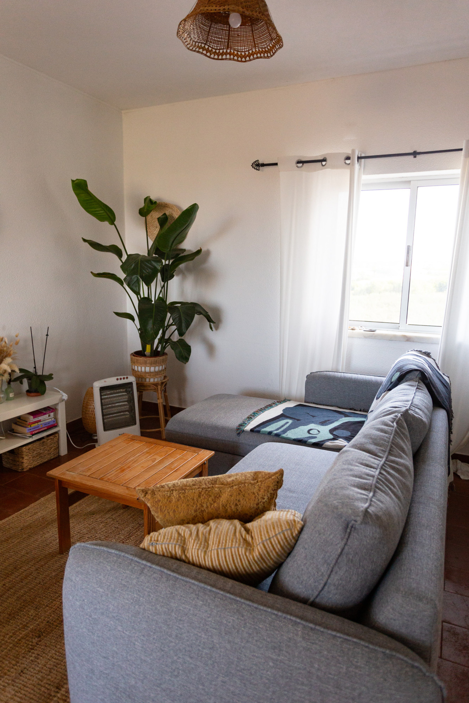 cosy space with corner sofa
