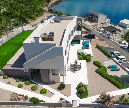 Villa with a panoramic sea view