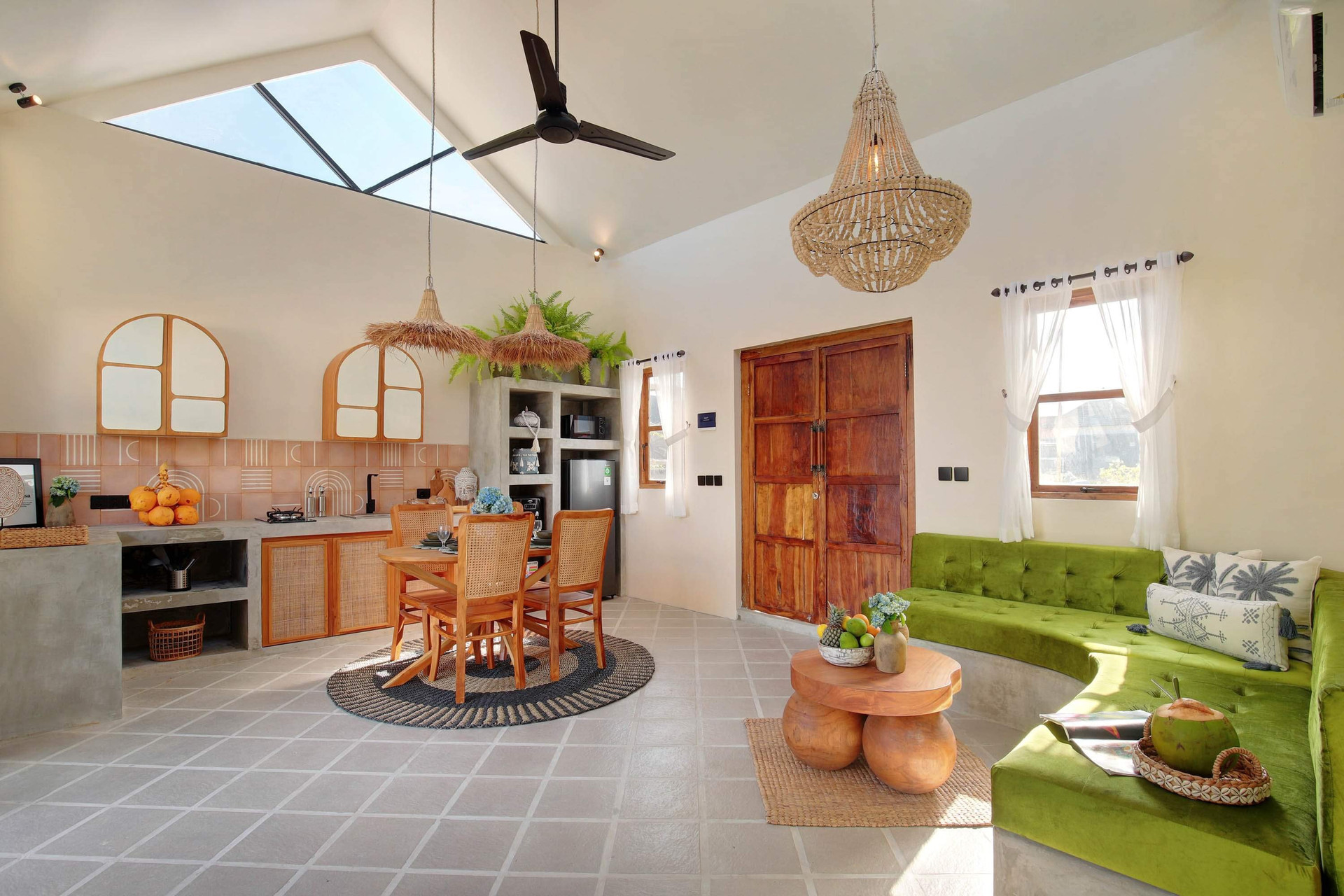 Living dining kitchen open plan