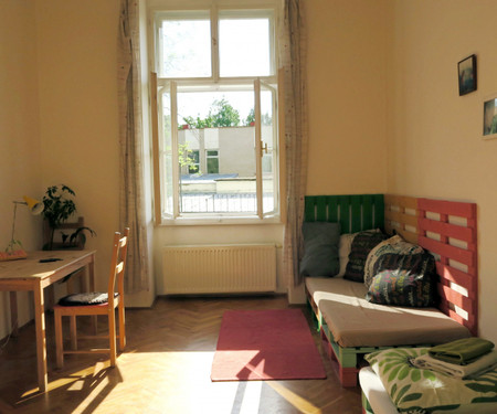 Slunný pokoj v krásném bytě v centru