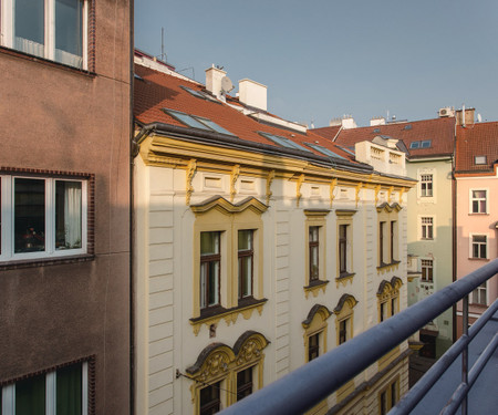 Studio with balcony