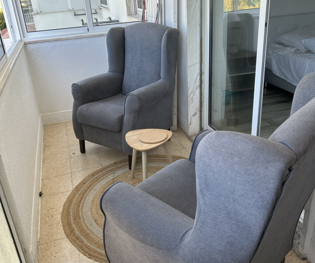 Big apartment 3 minutes from the beach with view