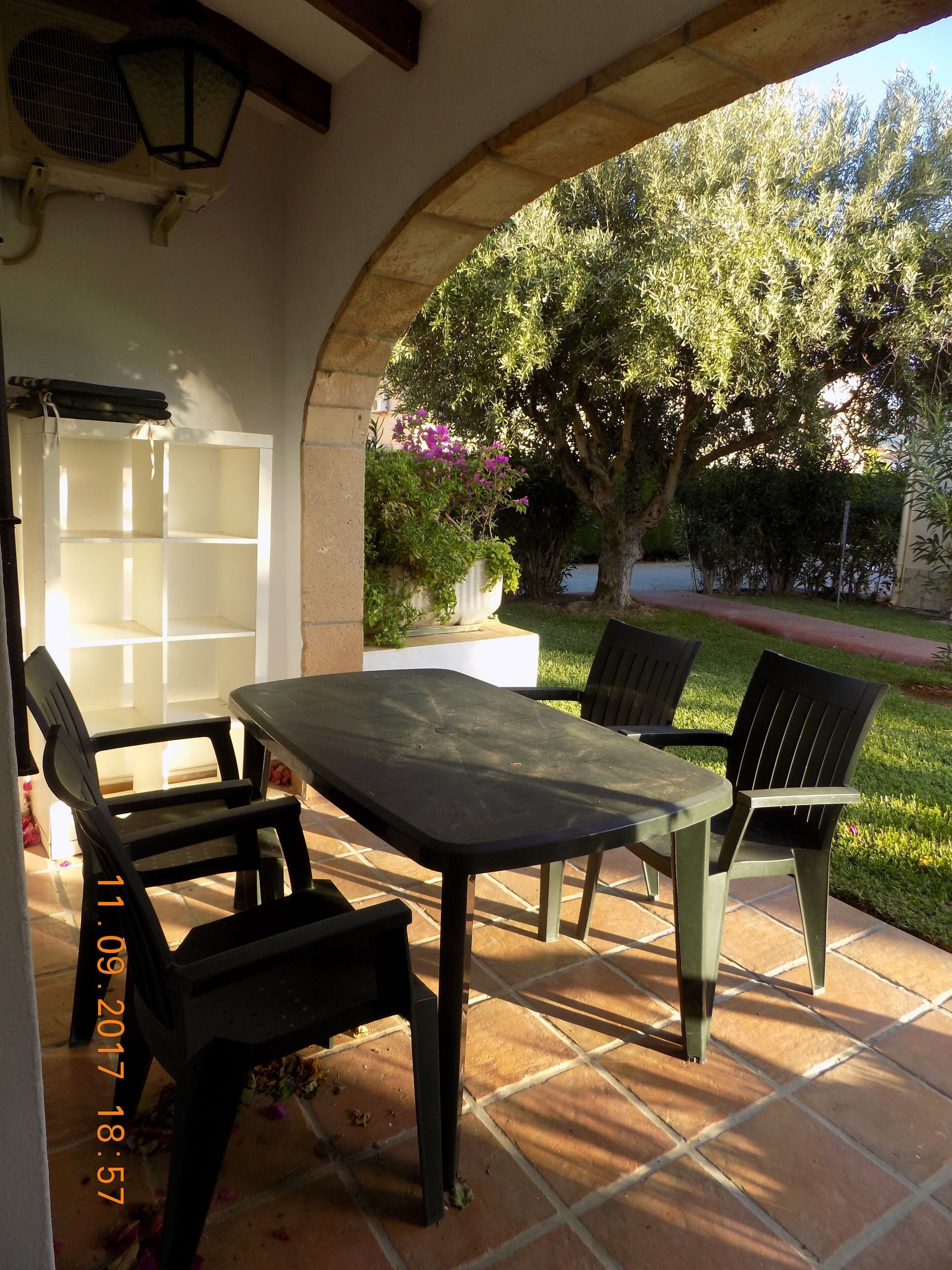 Sunny terrace, perfect for morning coffee or relaxed evenings