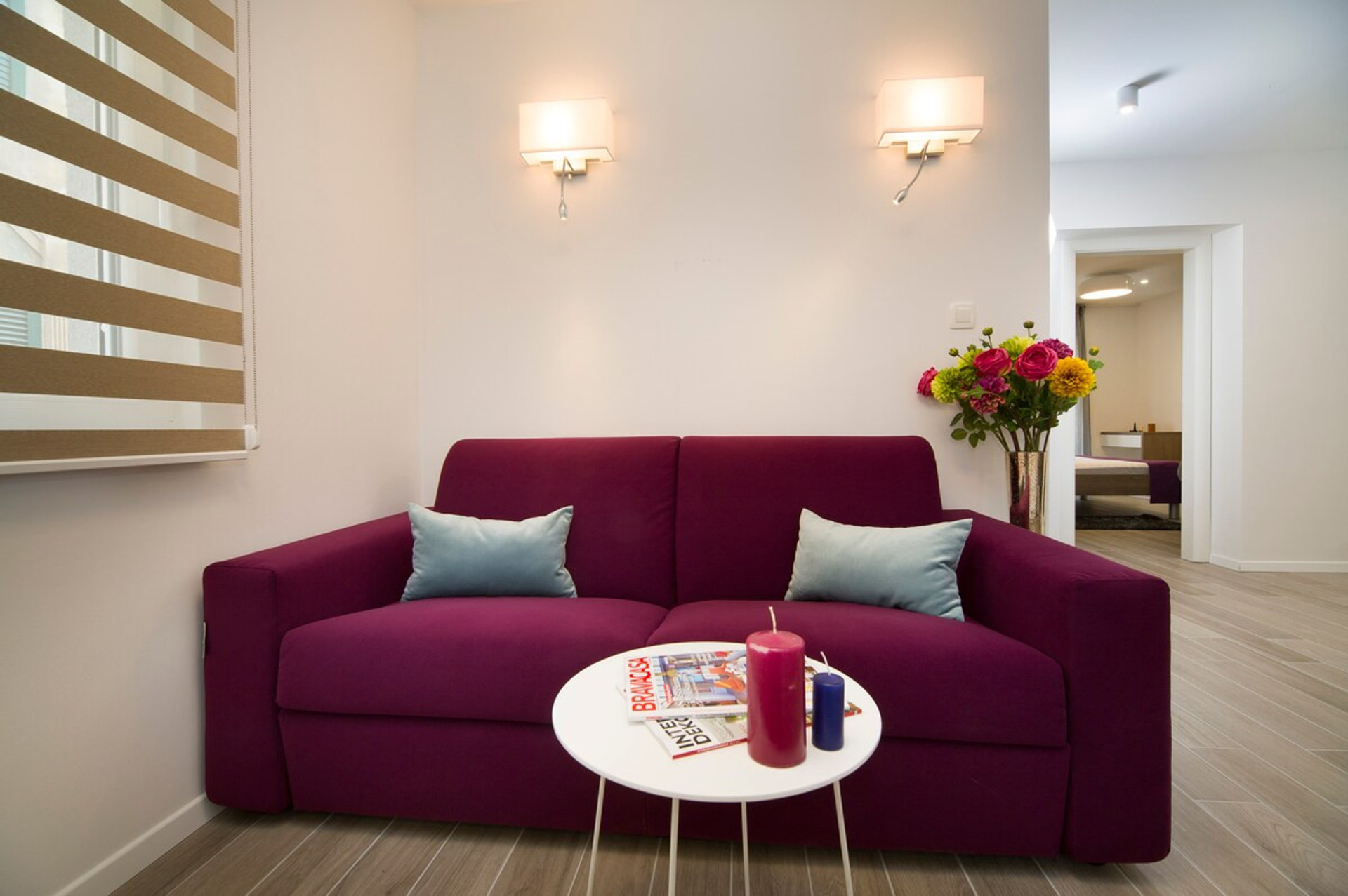 Sofa in living room