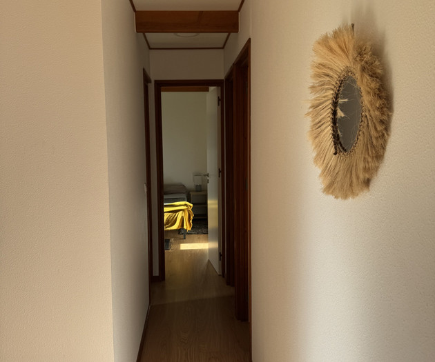 Hallway leading to bedroom