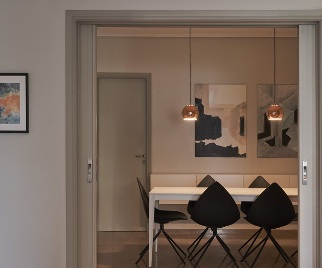 The dining area