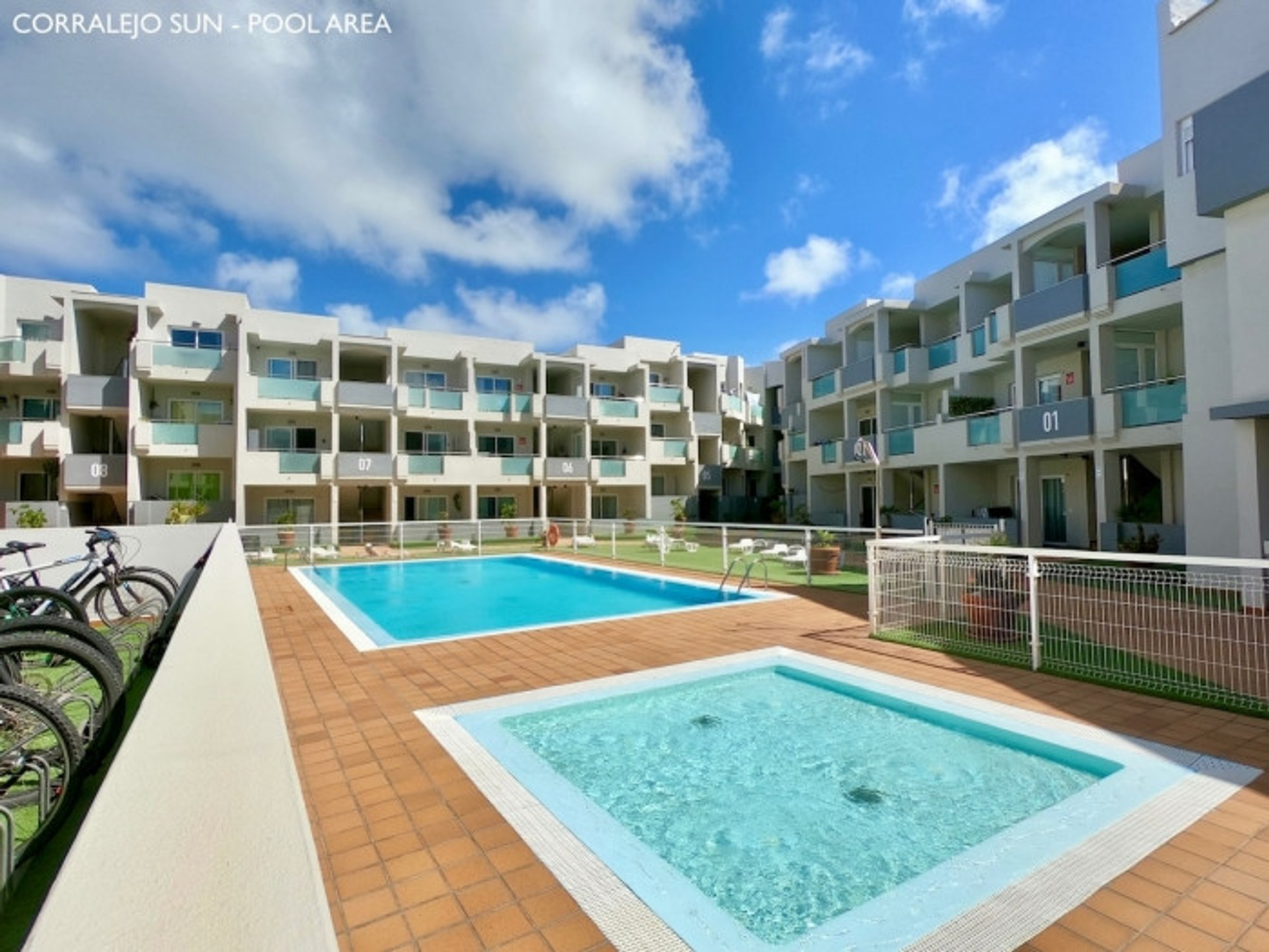 Outdoor pool and complex exterior