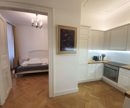 Classic one-bedroom apartment in Mala Strana