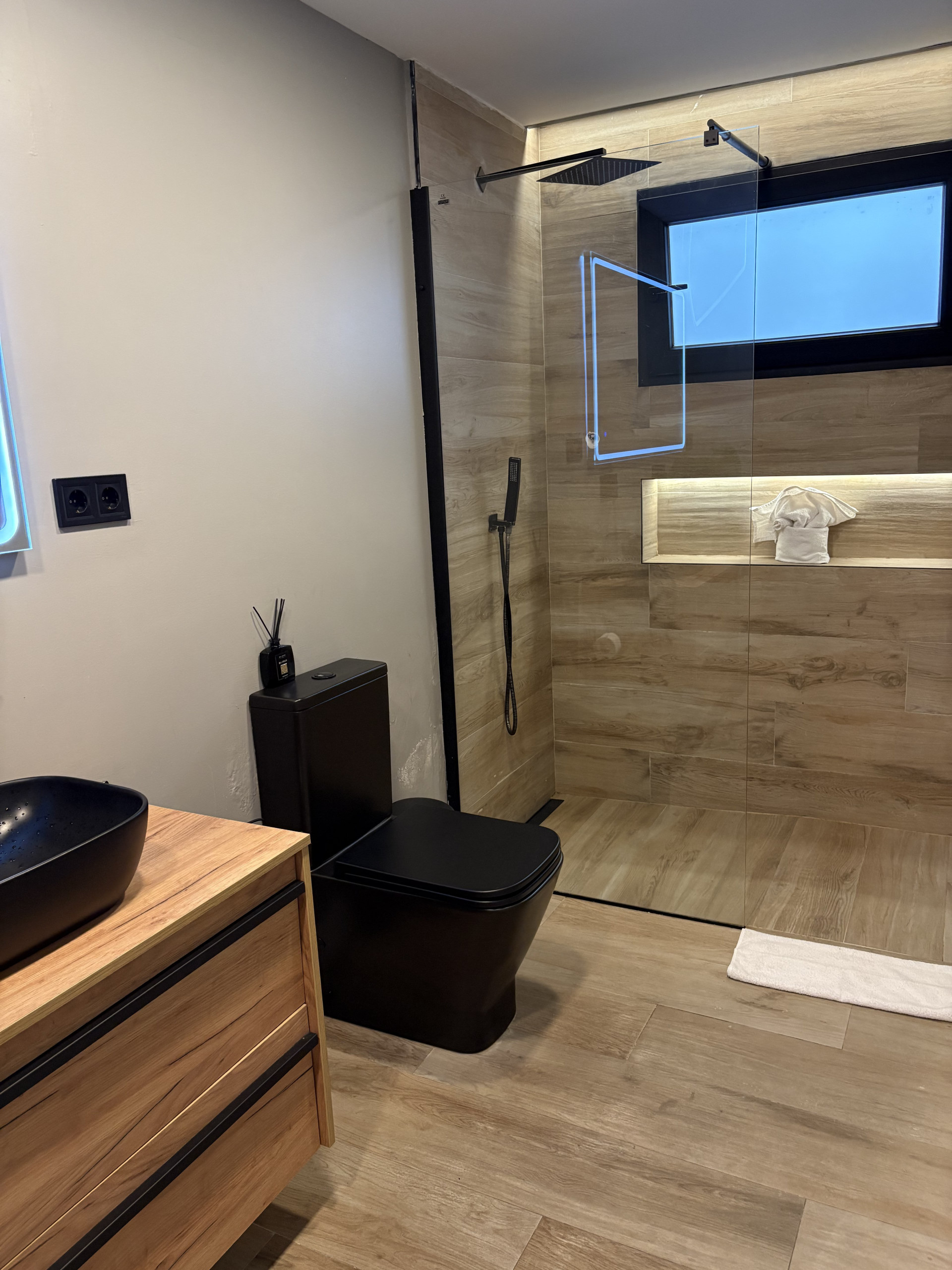 Bathroom with walk-in shower