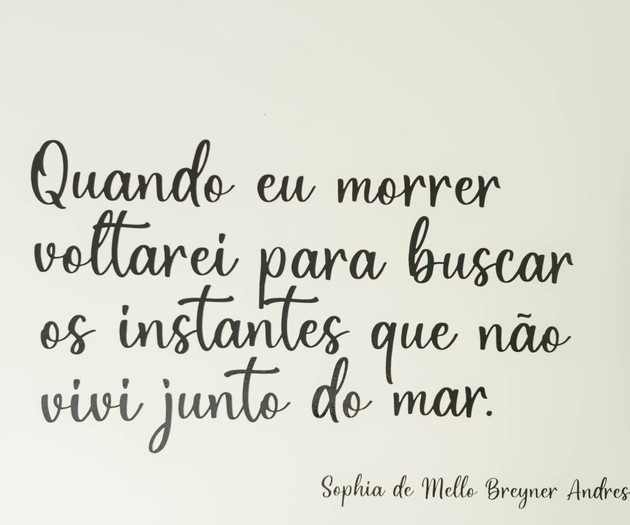 Viver em frente ao mar