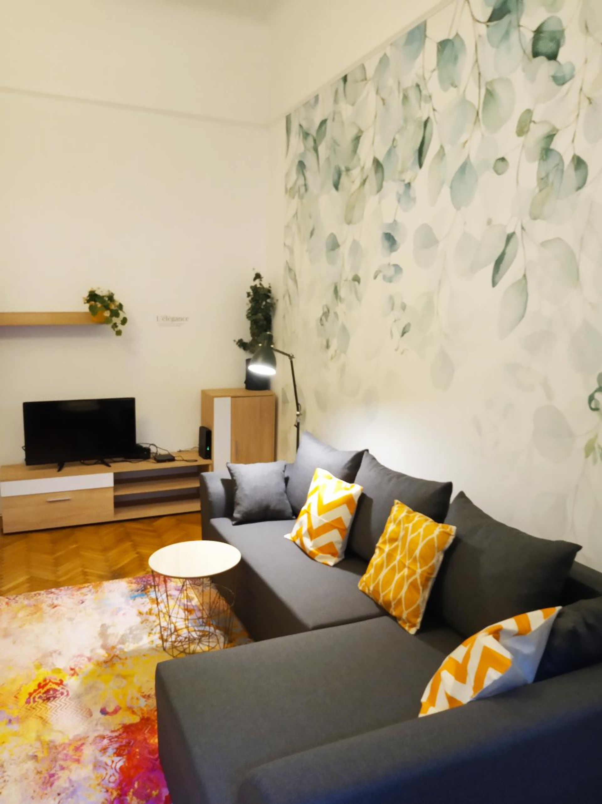 room detail with tv 