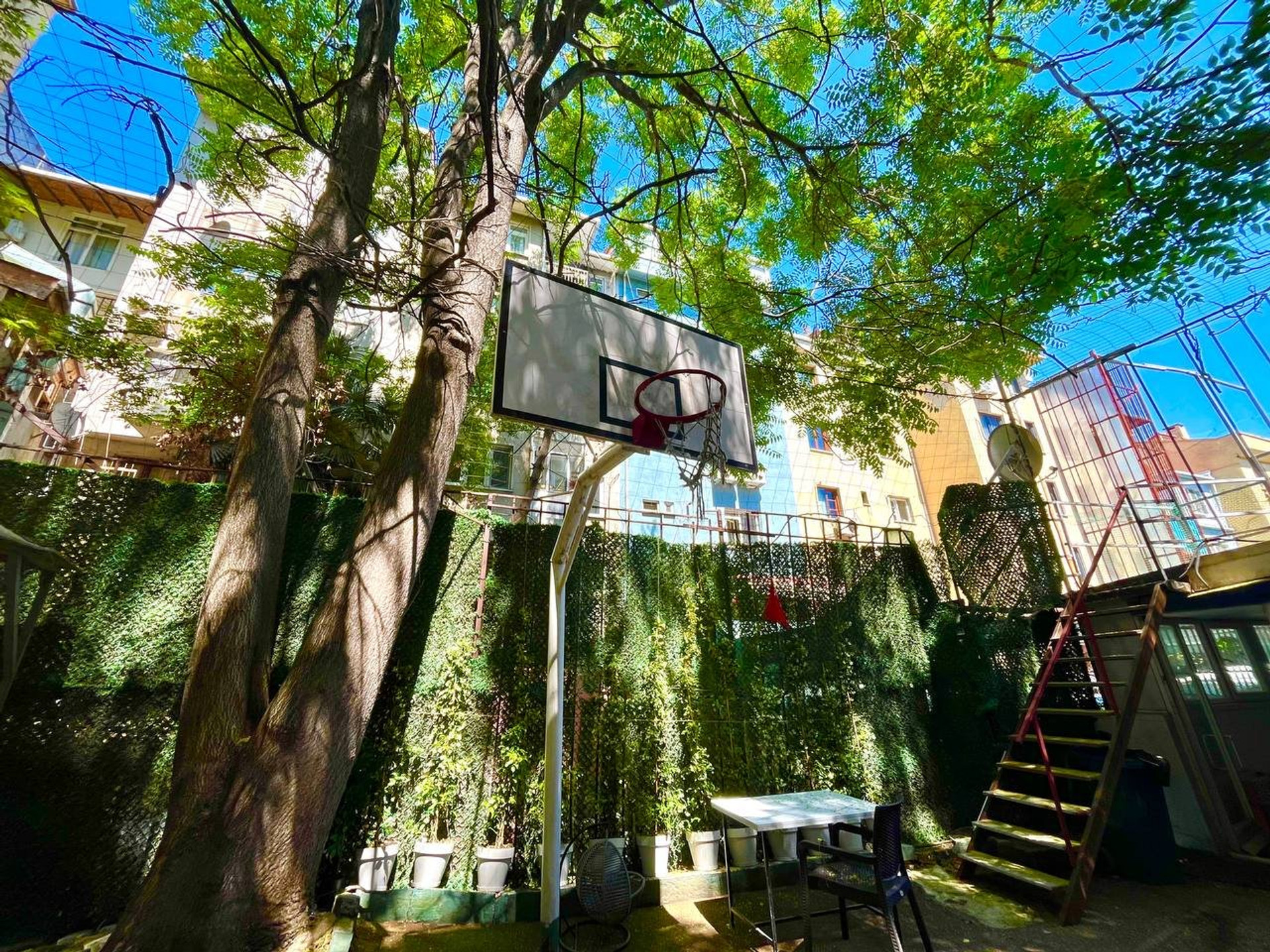 Private guests garden