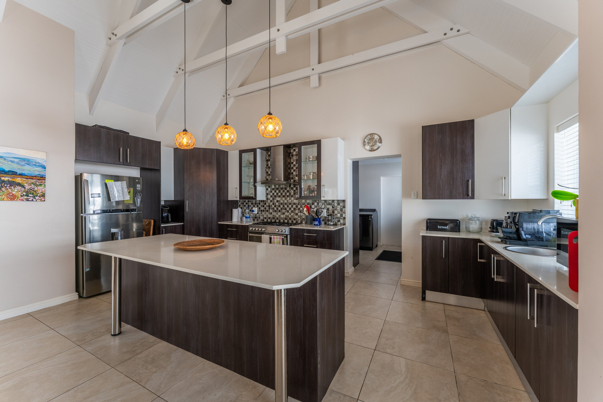 Modern kitchen with island bench
