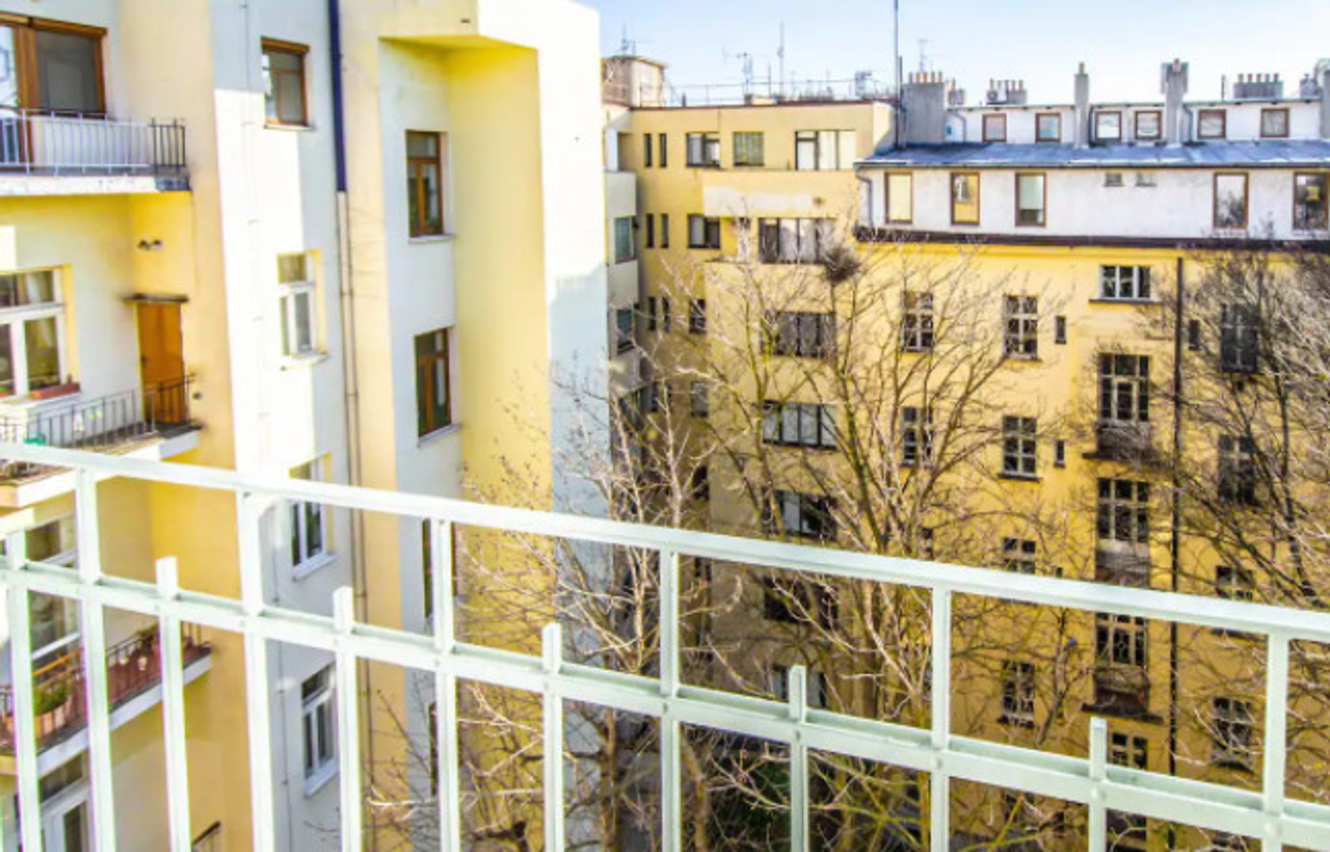 View to the courtyard from the 1st room