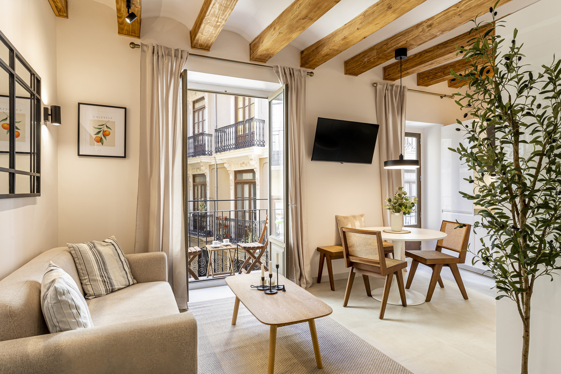 Living and dining room