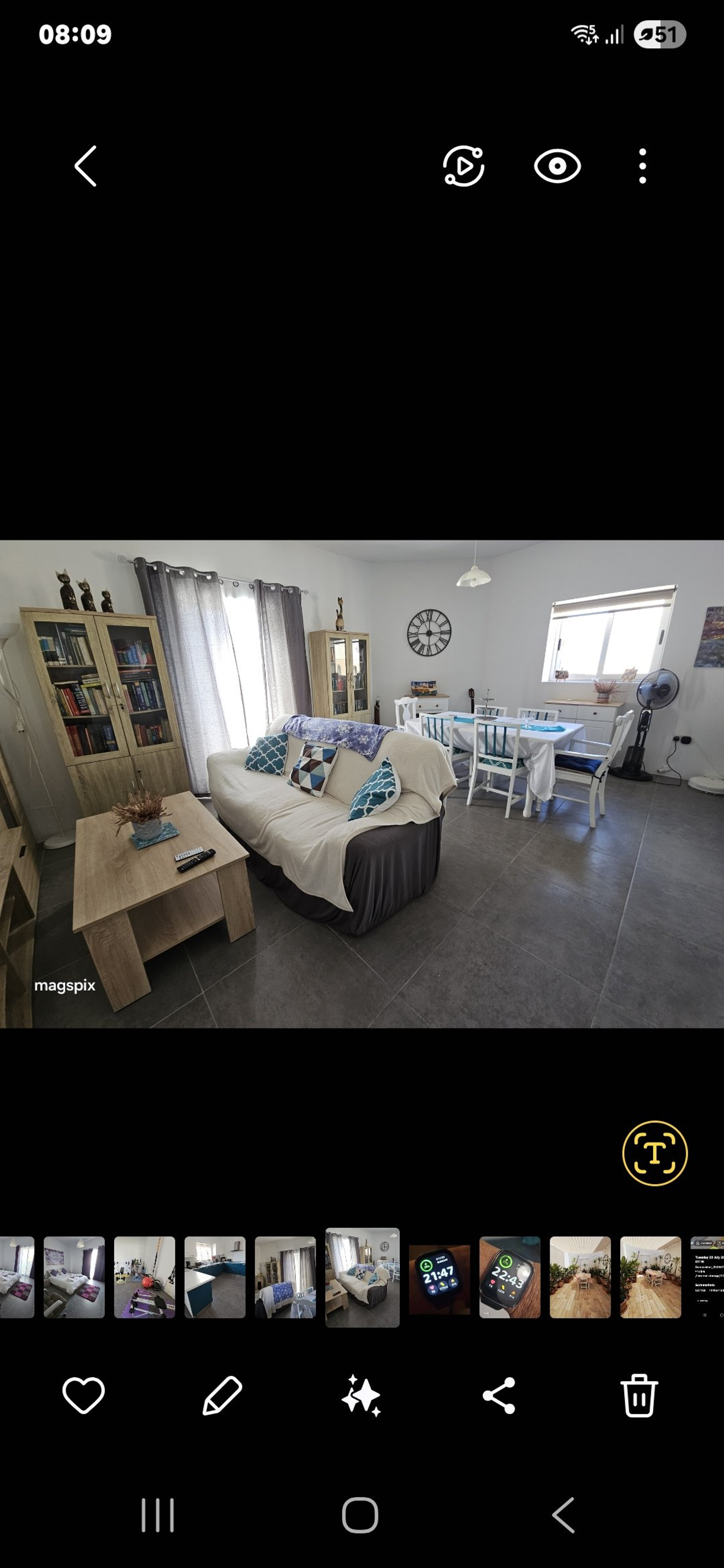 Common shared Living/ kitchen/ dining