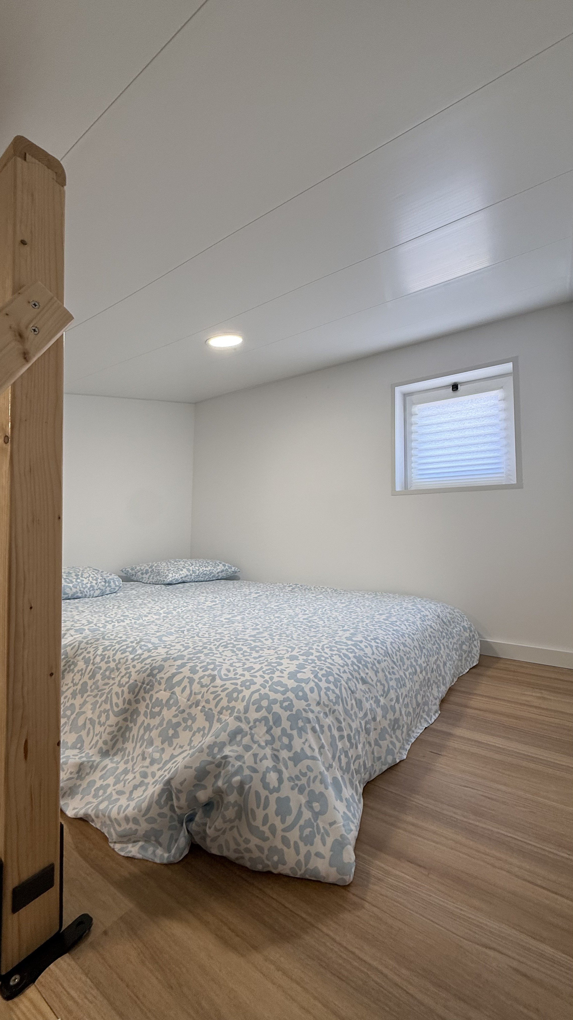 Loft bedroom with double bed