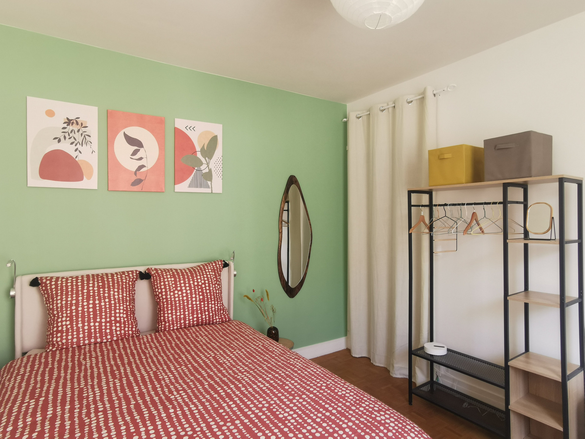 Full bedroom with wardrobe