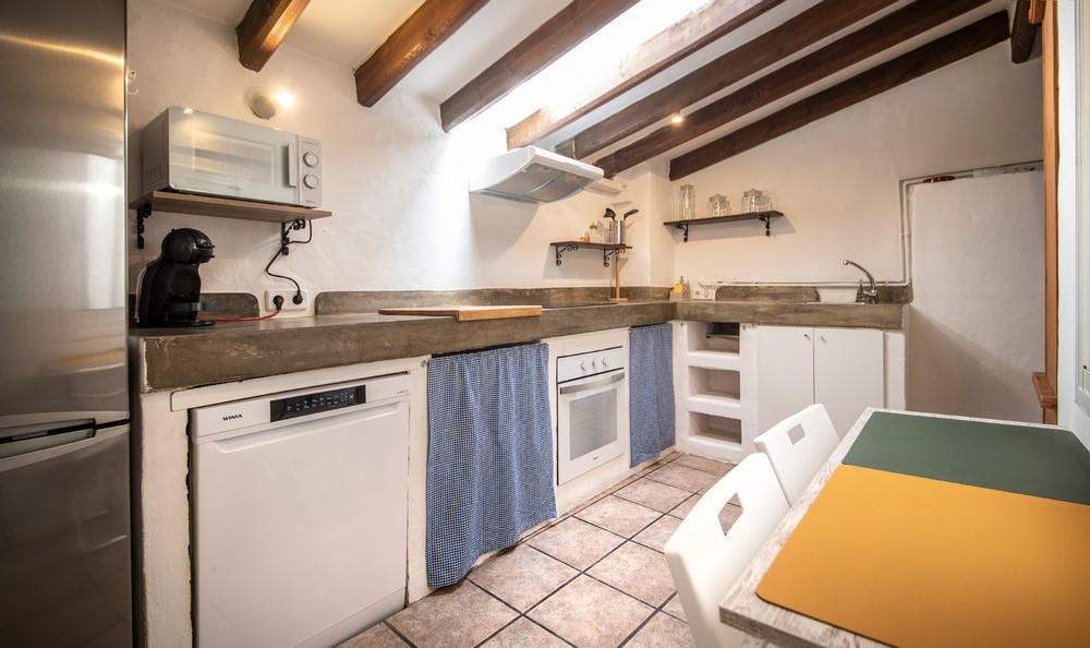 Penthouse with large private terrace and air cond