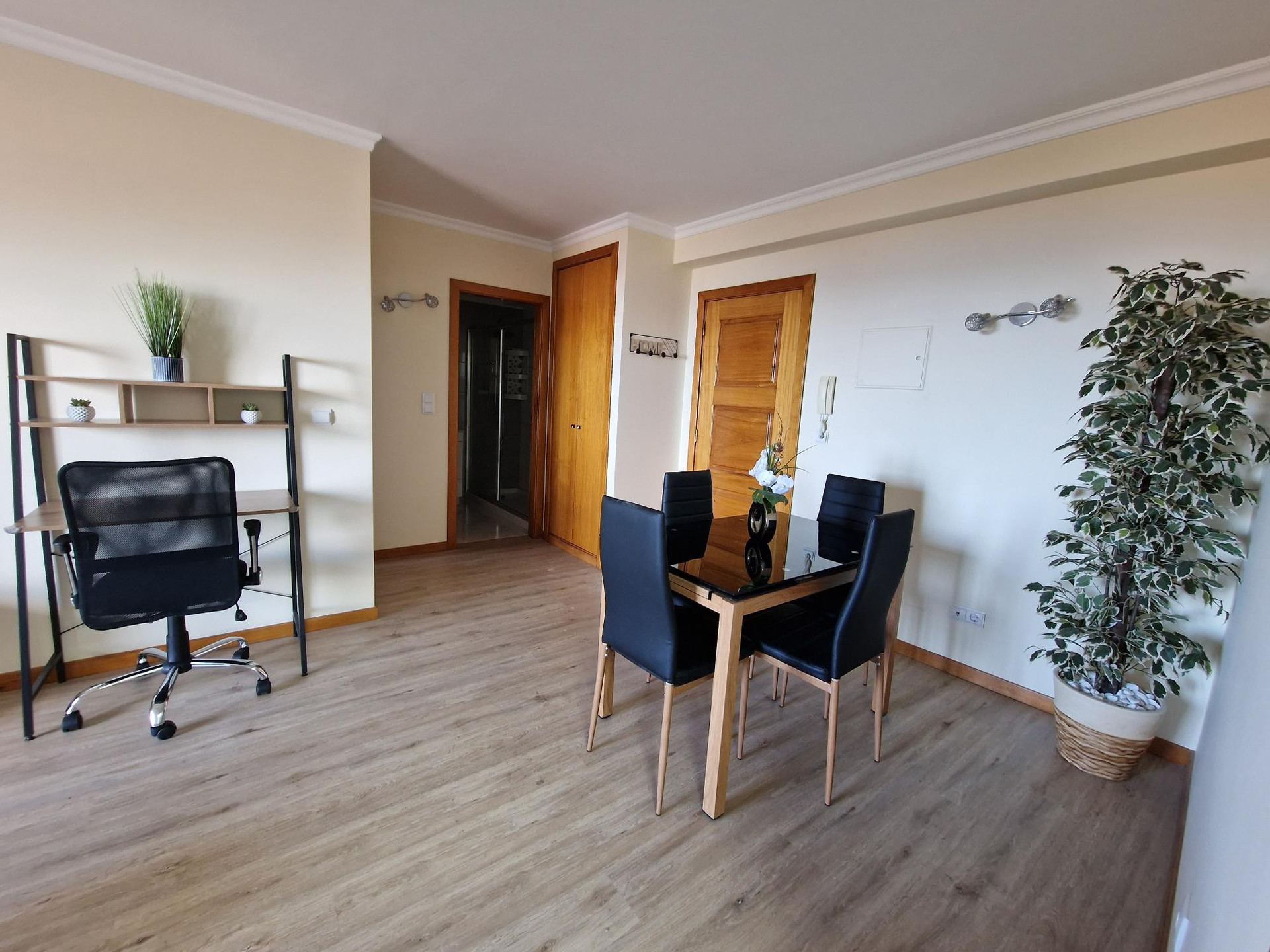 Desk and Dining Room