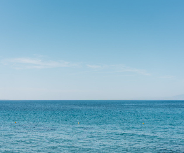Open sea and sky