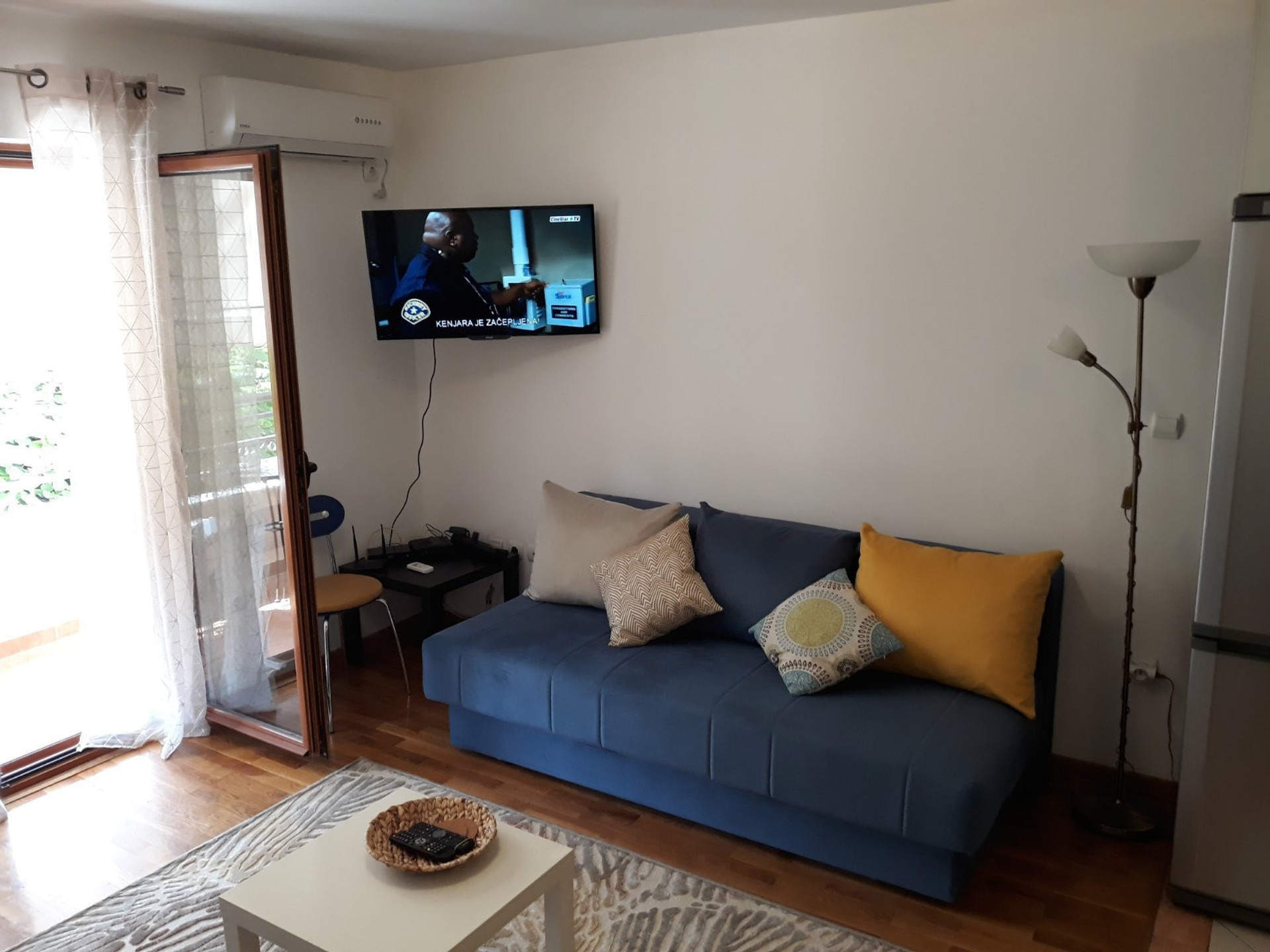 AC, cable TV and WiFi