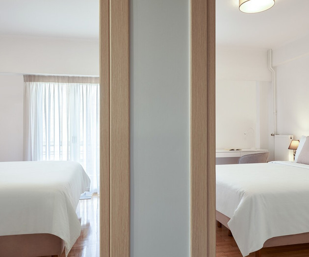 The two bedrooms