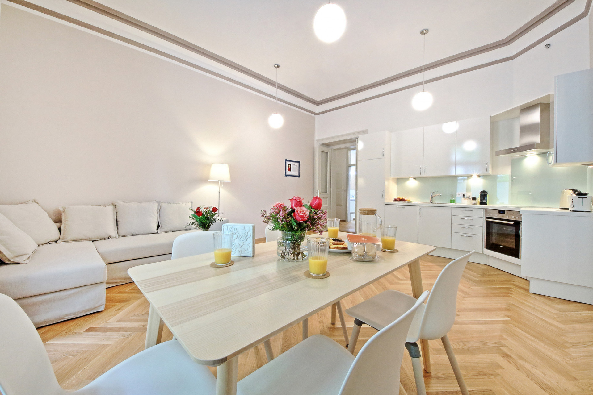 spacious and light