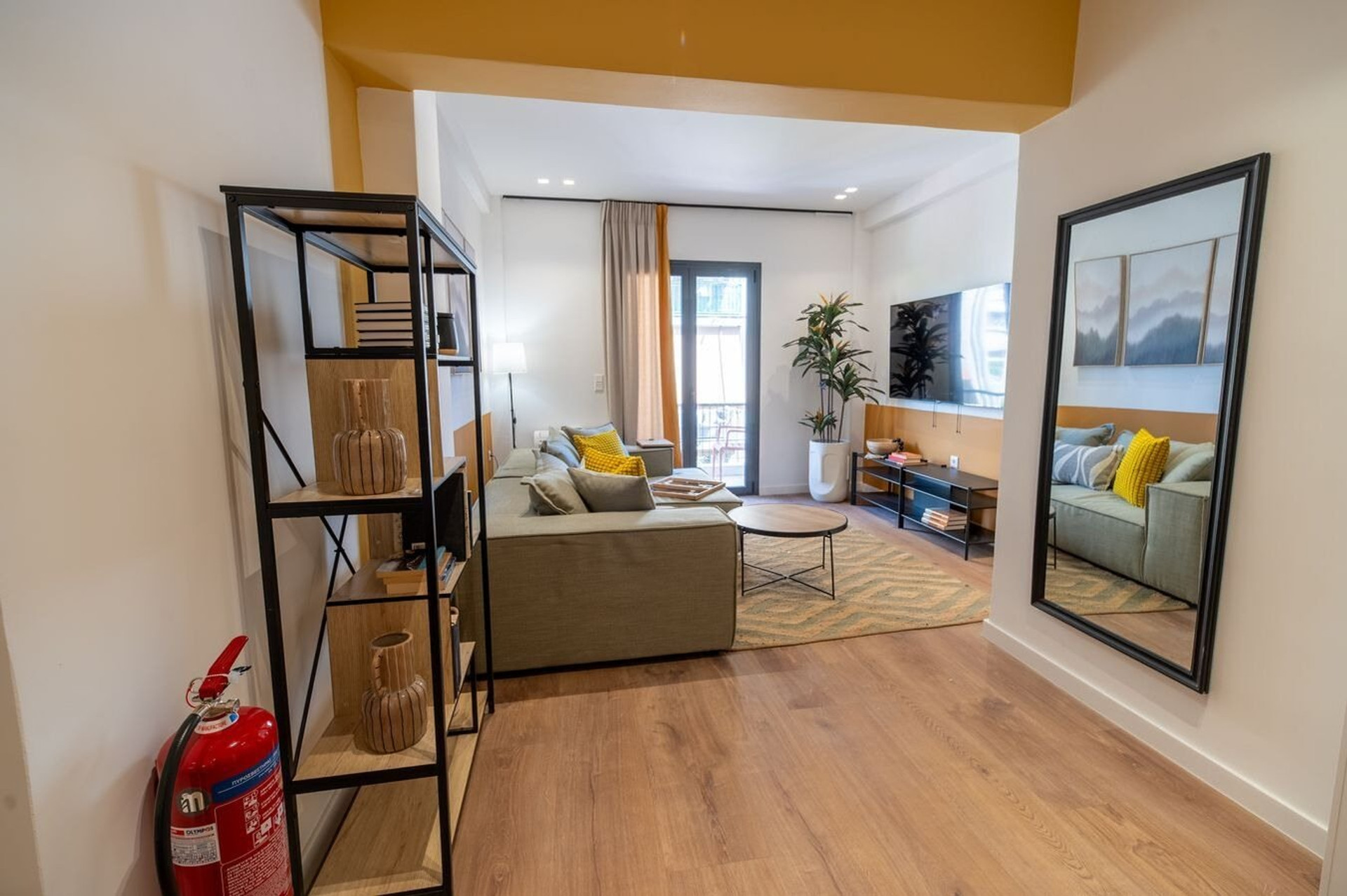 Entryway leading to living room