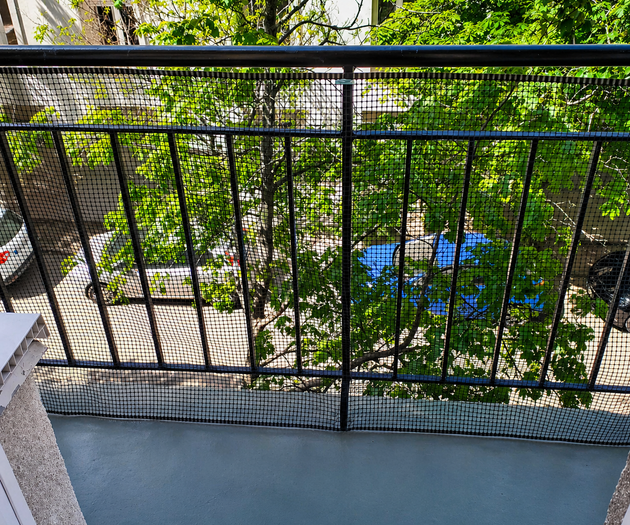 Balcony view with greenery