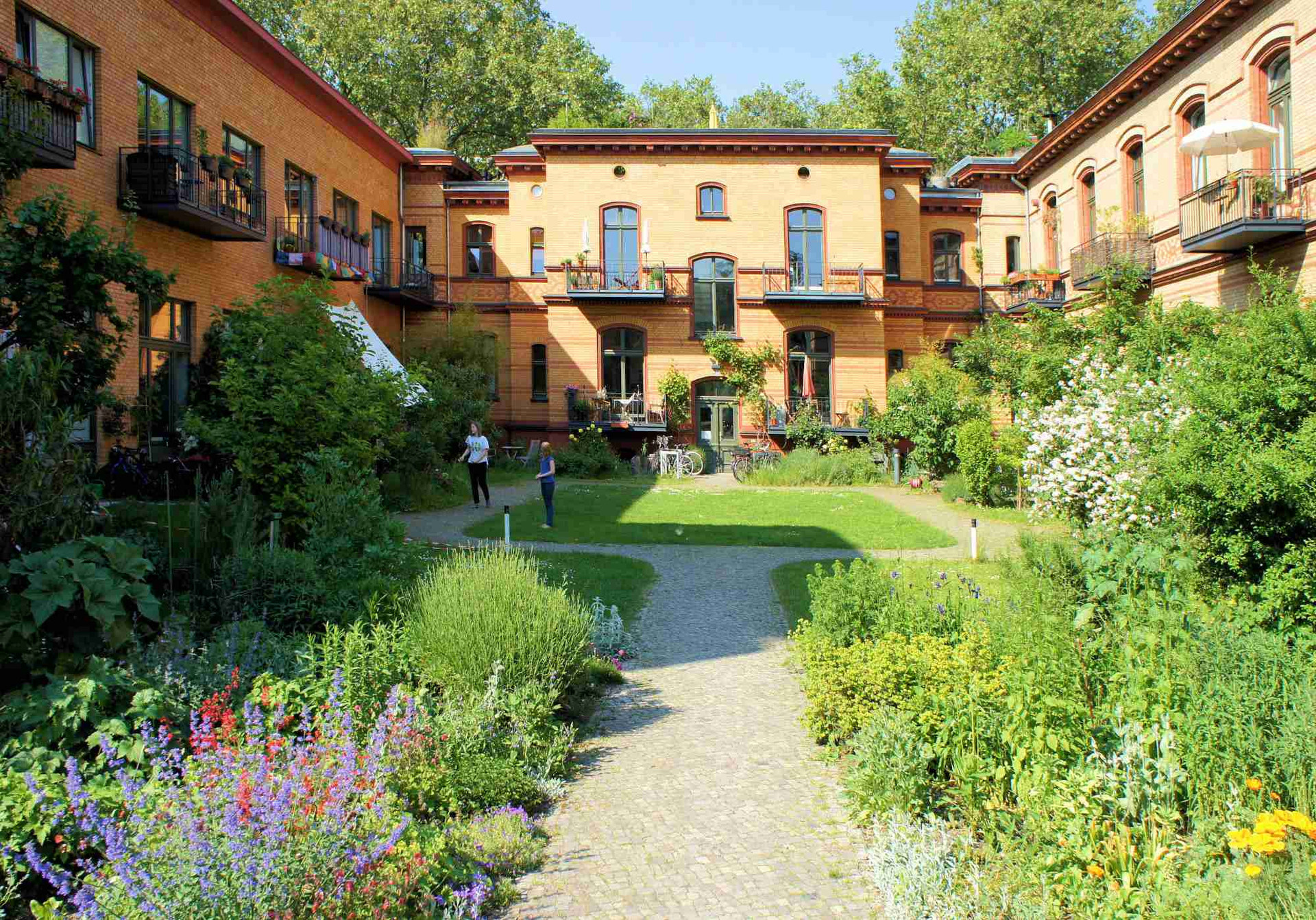 Beautiful private interior garden 