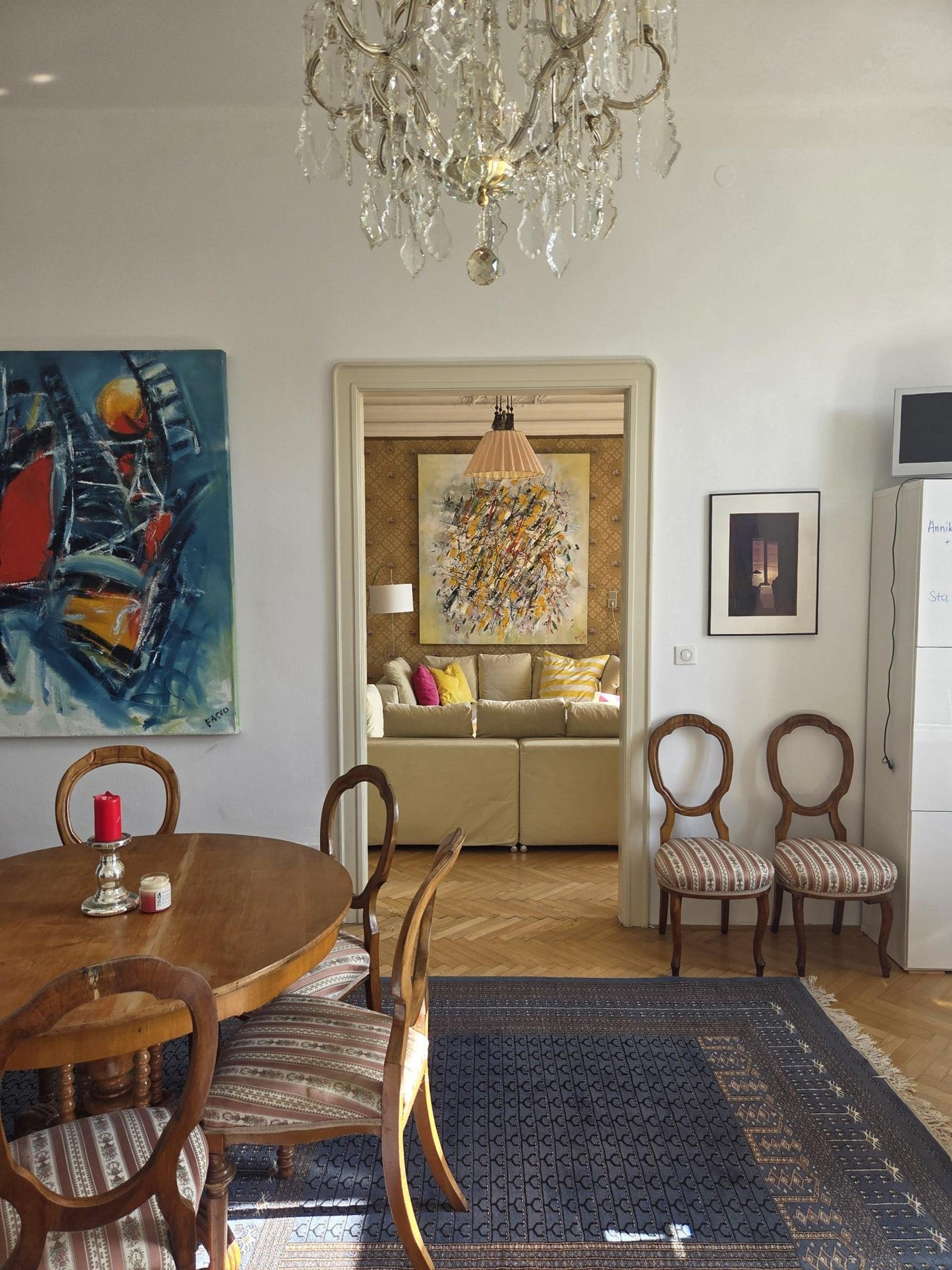 Workspace and dining room