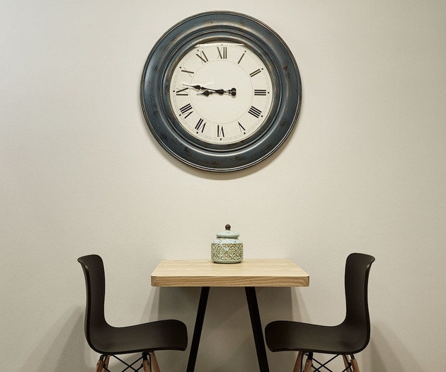The dining table