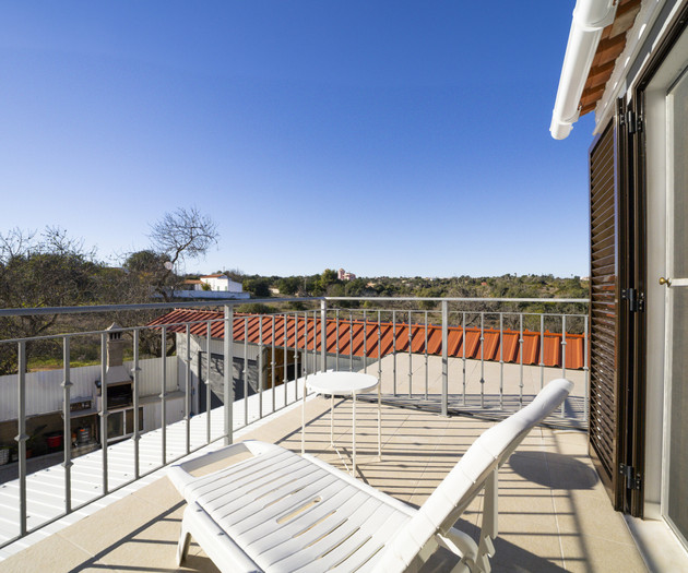 Balcony terrace ocean view