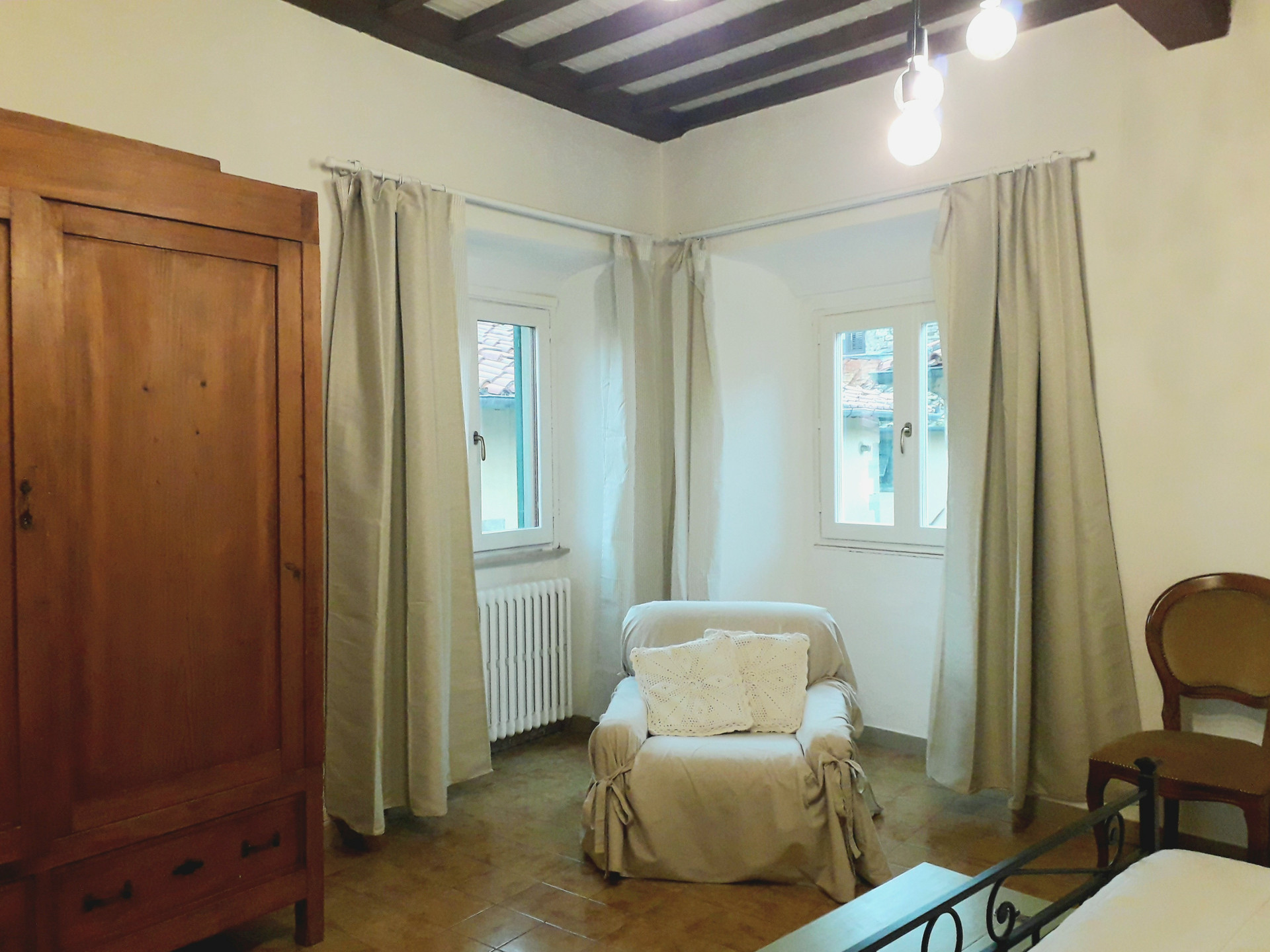 Relax corner in the bedroom